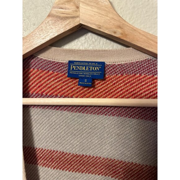 Pendleton Linen/Cotton Short Sleeved Aztec Winter Cardigan - Picture 6 of 9